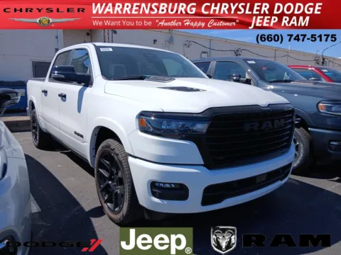 White 2026 Ram 1500 Laramie for sale in Warrensburg, MO