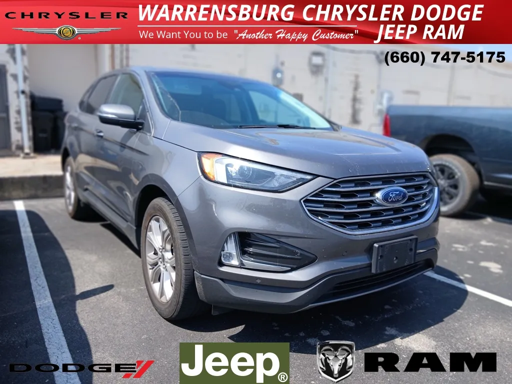 Gray 2024 Ford Edge Titanium for sale in Warrensburg, MO