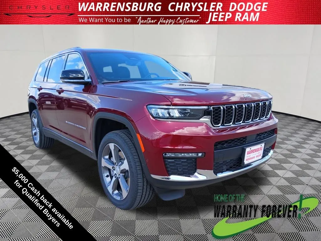 Red 2025 Jeep Grand Cherokee L Limited for sale in Warrensburg, MO