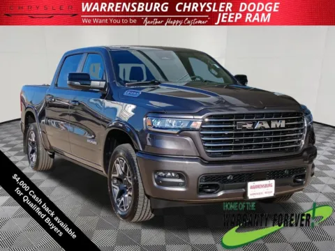 Gray 2026 Ram 1500 Laramie for sale in Warrensburg, MO