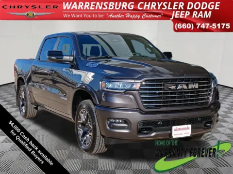 Gray 2026 Ram 1500 Laramie for sale in Warrensburg, MO