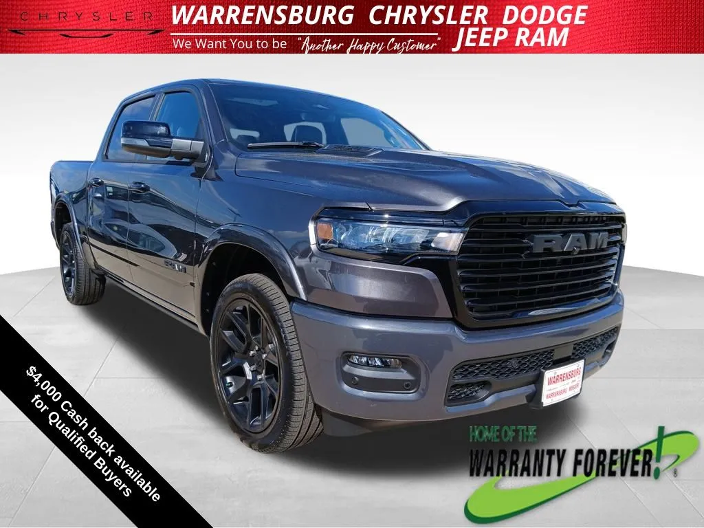 Gray 2026 Ram 1500 Laramie for sale in Warrensburg, MO