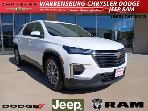 White 2023 Chevrolet Traverse LT Leather for sale in Warrensburg, MO