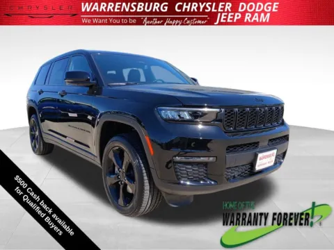 Black 2025 Jeep Grand Cherokee L Limited for sale in Warrensburg, MO