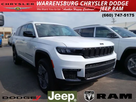 White 2025 Jeep Grand Cherokee L Limited for sale in Warrensburg, MO