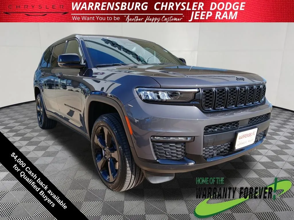 Gray 2025 Jeep Grand Cherokee L Limited for sale in Warrensburg, MO