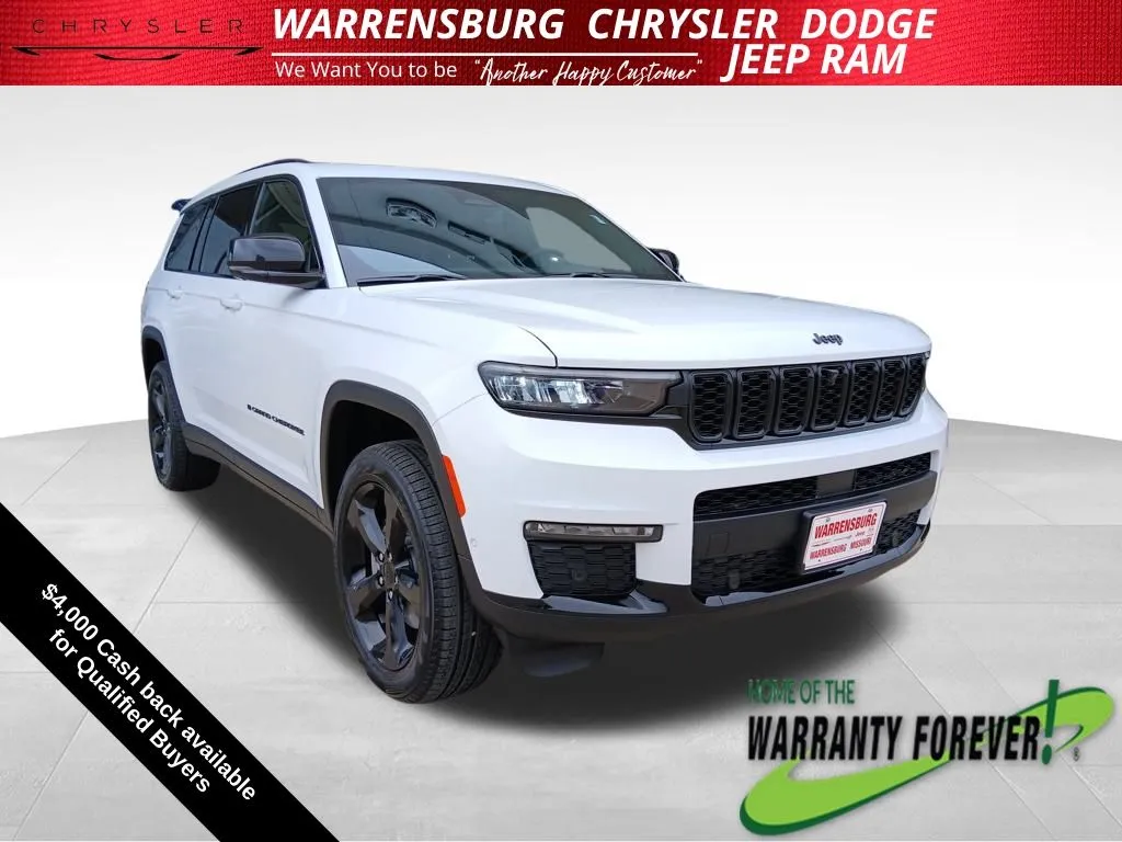 White 2025 Jeep Grand Cherokee L Limited for sale in Warrensburg, MO