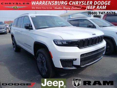 White 2025 Jeep Grand Cherokee L Limited for sale in Warrensburg, MO