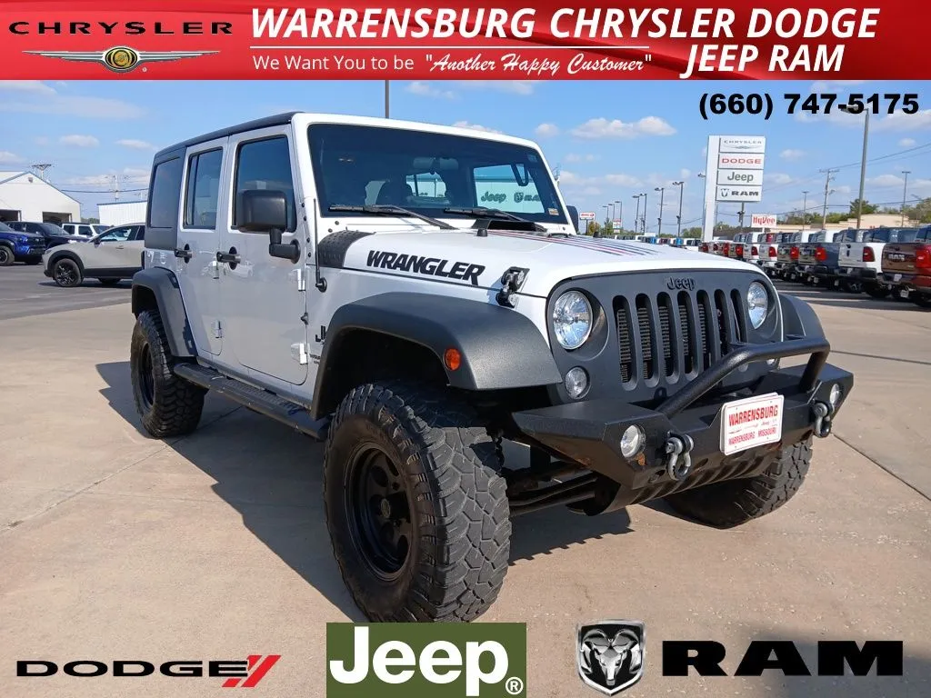 Used 2015 Jeep Wrangler Unlimited Sport with VIN 1C4BJWDG7FL610338 for sale in Kansas City