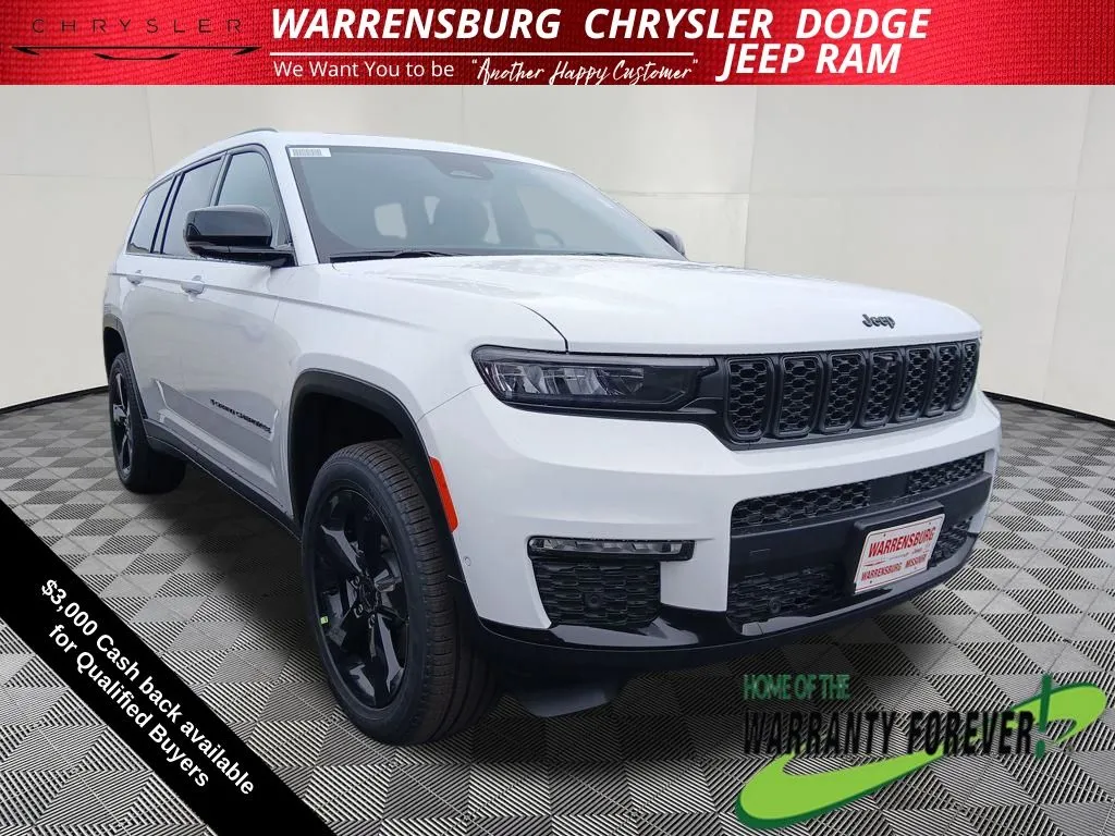 White 2025 Jeep Grand Cherokee L Limited for sale in Warrensburg, MO