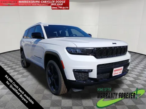 White 2025 Jeep Grand Cherokee L Limited for sale in Warrensburg, MO