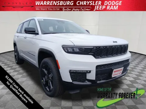 White 2025 Jeep Grand Cherokee L Limited for sale in Warrensburg, MO