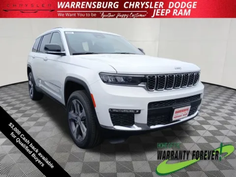 White 2025 Jeep Grand Cherokee L Limited for sale in Warrensburg, MO