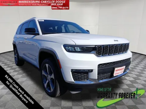 White 2025 Jeep Grand Cherokee L Limited for sale in Warrensburg, MO