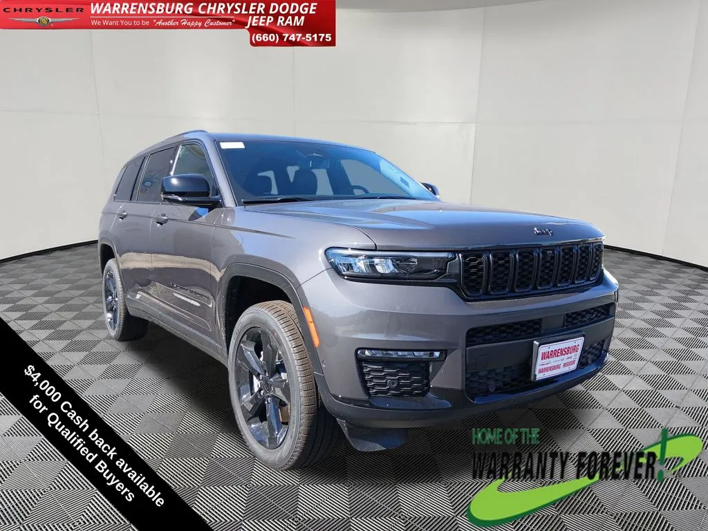 Gray 2025 Jeep Grand Cherokee L Limited for sale in Warrensburg, MO