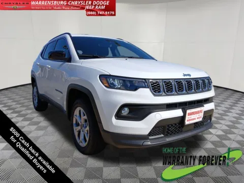 White 2026 Jeep Compass Latitude for sale in Warrensburg, MO