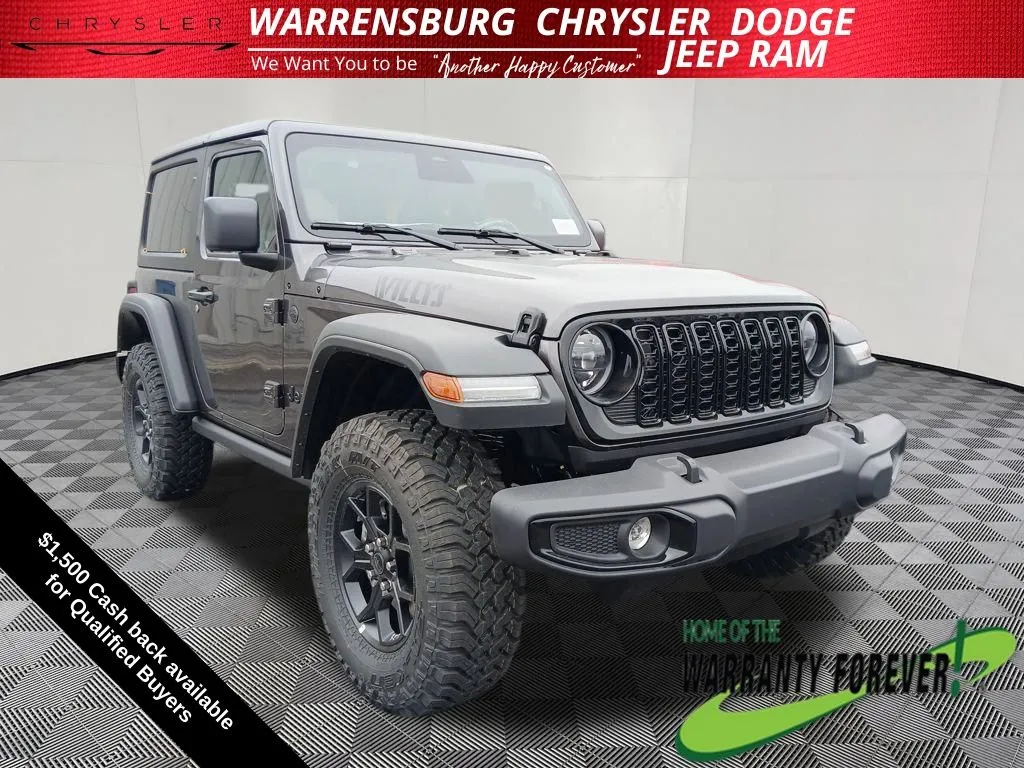 Beige 2026 Jeep Wrangler Willys for sale in Warrensburg, MO