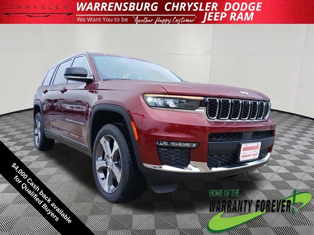 Red 2025 Jeep Grand Cherokee L Limited for sale in Warrensburg, MO