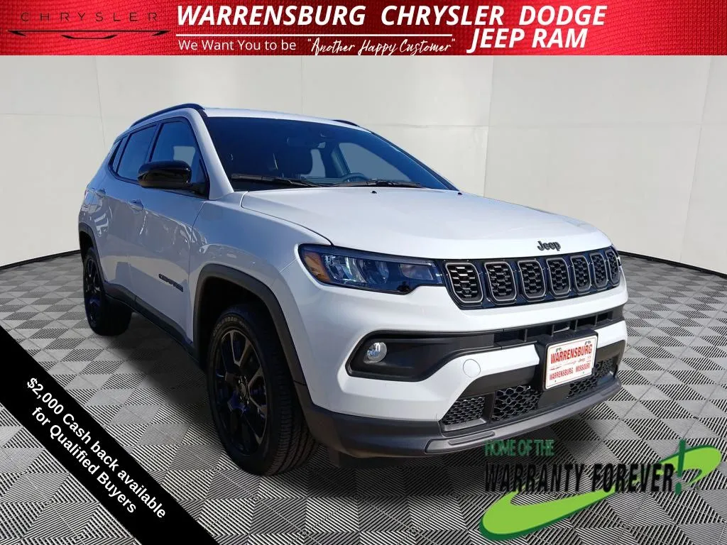 White 2026 Jeep Compass Latitude for sale in Warrensburg, MO