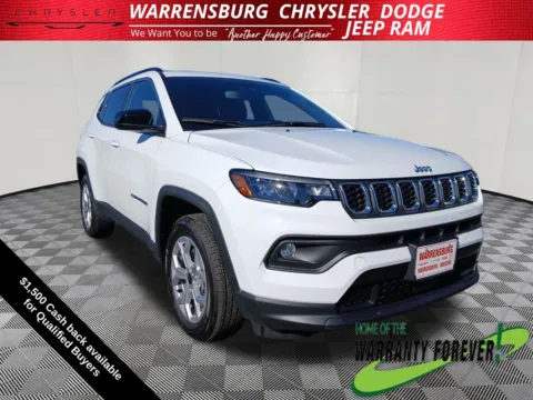 White 2026 Jeep Compass Latitude for sale in Warrensburg, MO