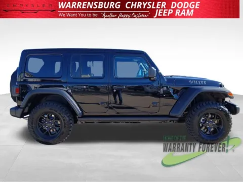 Photos of 2026 Jeep Wrangler Willys for sale in Warrensburg, MO at Warrensburg CDJR