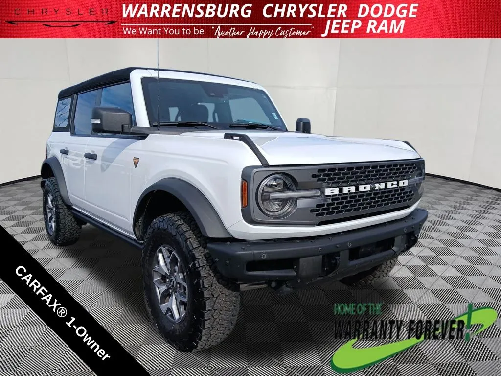 Used 2024 Ford Bronco 4-Door Badlands with VIN 1FMEE9BP2RLA59550 for sale in Kansas City