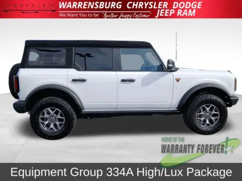 Photos of 2024 Ford Bronco Badlands for sale in Warrensburg, MO at Warrensburg CDJR