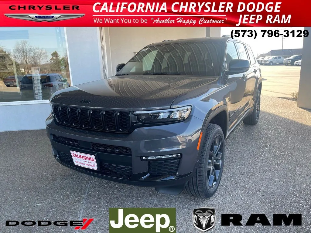 Gray 2025 Jeep Grand Cherokee L Limited for sale in California, MO