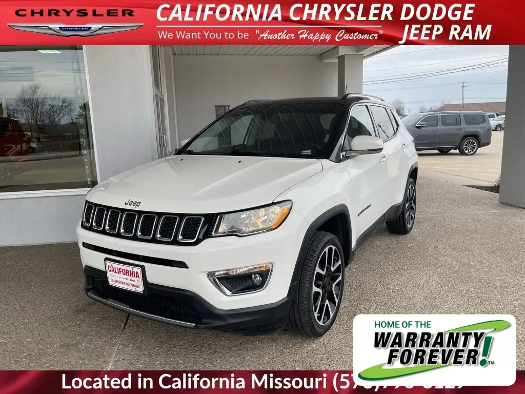 White 2017 Jeep New Compass Limited for sale in California, MO