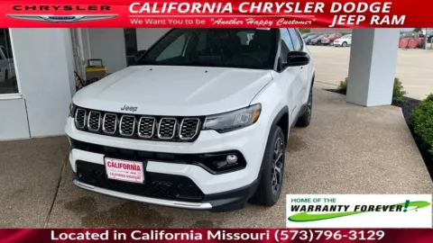 White 2026 Jeep Compass Limited for sale in California, MO