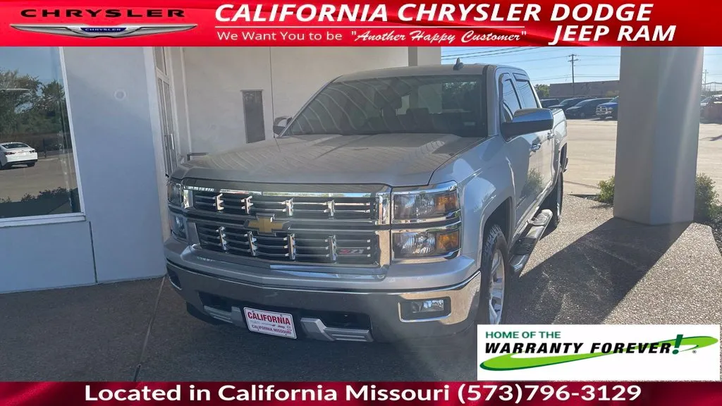 Silver 2015 Chevrolet Silverado 1500 LT for sale in California, MO