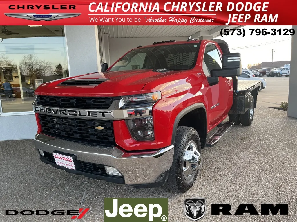 Red 2021 Chevrolet Silverado 3500HD LT for sale in California, MO