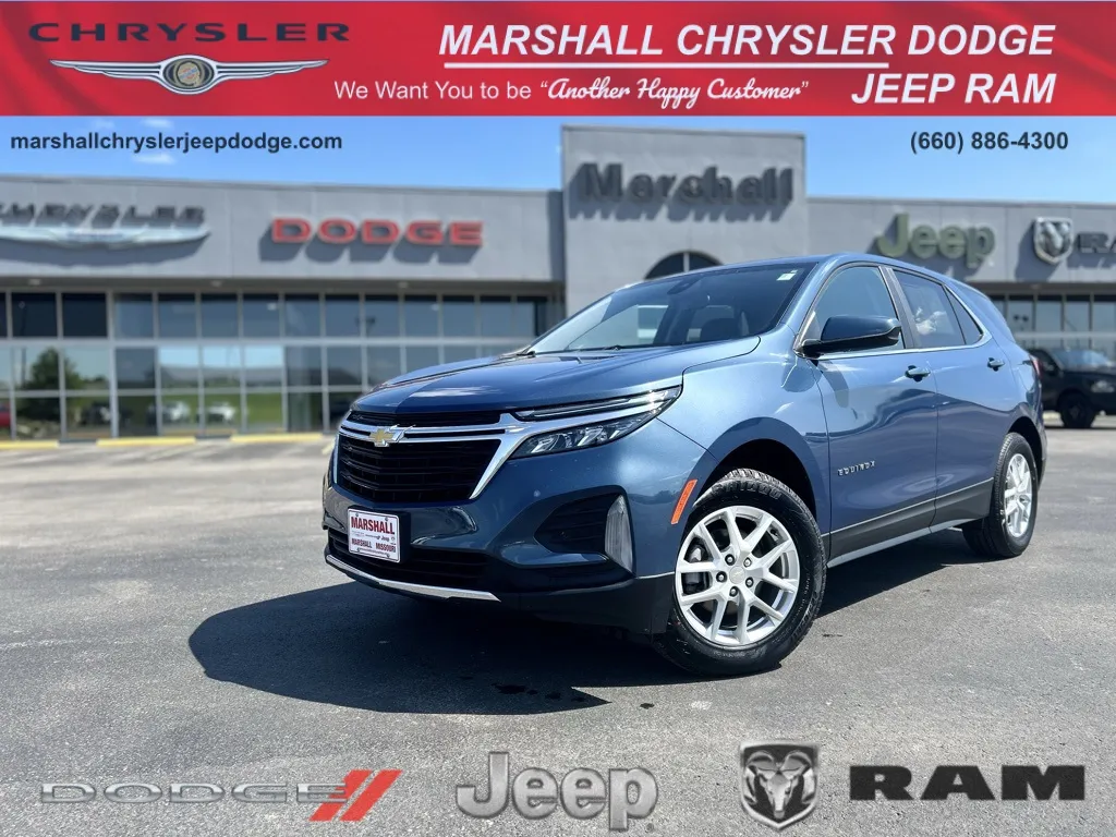 Blue 2024 Chevrolet Equinox LT for sale in Marshall, MO