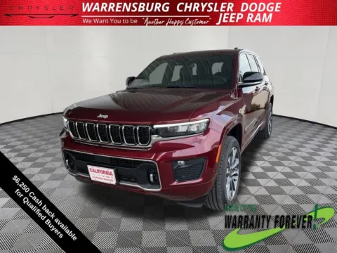 Red 2025 Jeep Grand Cherokee Overland for sale in Warrensburg, MO
