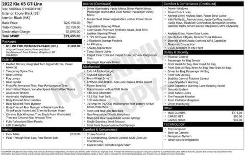 Another view of 2022 Kia K5 GT-Line for sale in Warrensburg, MO at Warrensburg CDJR