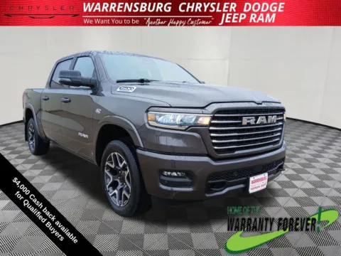 Gray 2026 Ram 1500 Laramie for sale in Warrensburg, MO