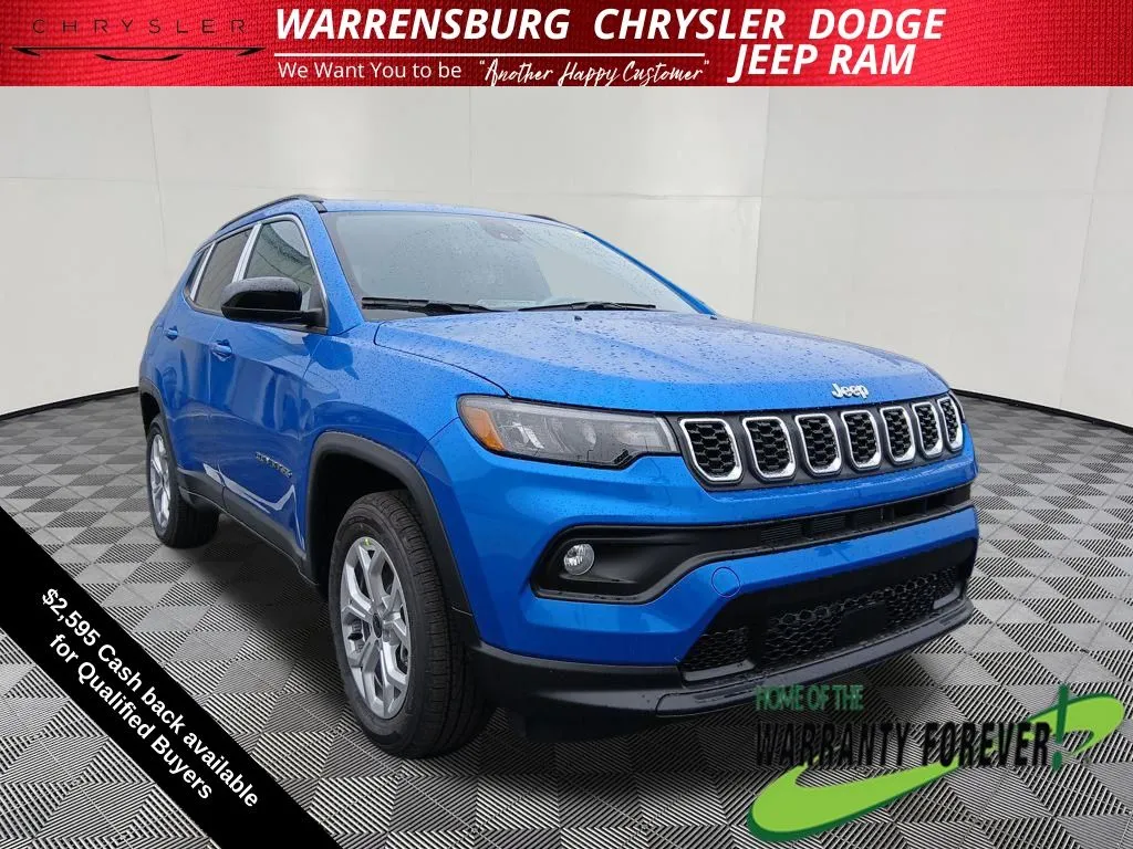 Blue 2026 Jeep Compass Latitude for sale in Warrensburg, MO