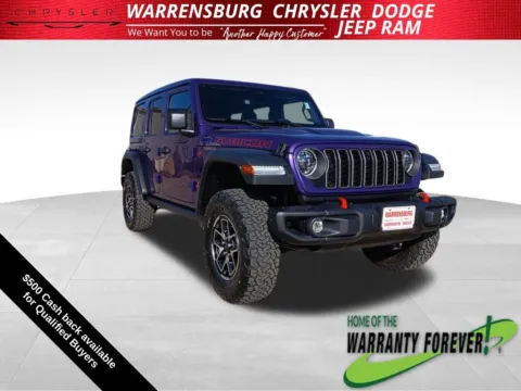 Purple 2026 Jeep Wrangler Rubicon for sale in Warrensburg, MO