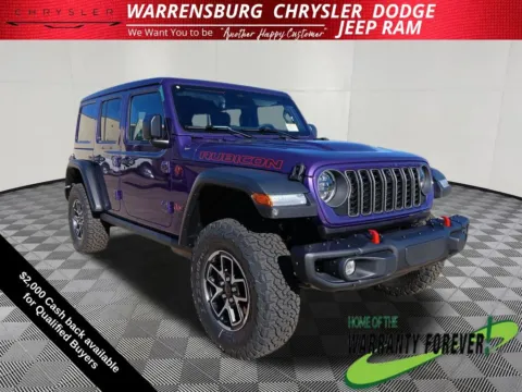Purple 2026 Jeep Wrangler Rubicon for sale in Warrensburg, MO