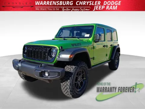 More photos of 2026 Jeep Wrangler Willys at Warrensburg CDJR, MO