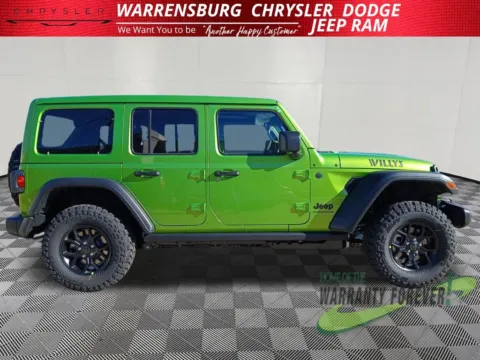 Photos of 2026 Jeep Wrangler Willys for sale in Warrensburg, MO at Warrensburg CDJR
