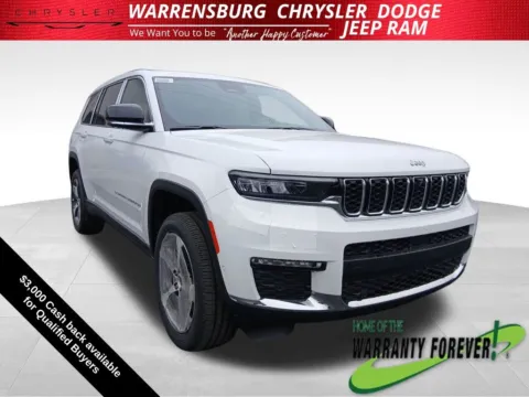 White 2025 Jeep Grand Cherokee L Limited for sale in Warrensburg, MO