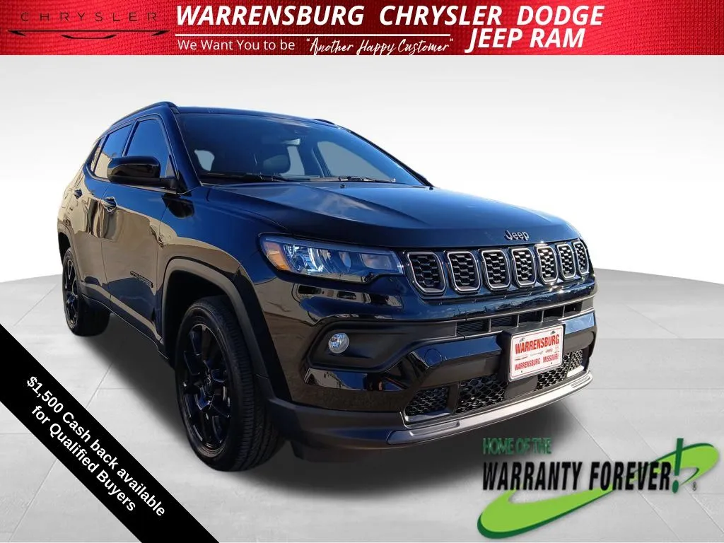 Black 2026 Jeep Compass Latitude for sale in Warrensburg, MO