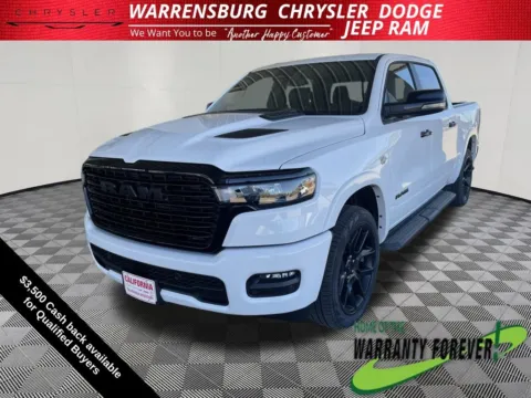 White 2026 Ram 1500 Laramie for sale in Warrensburg, MO