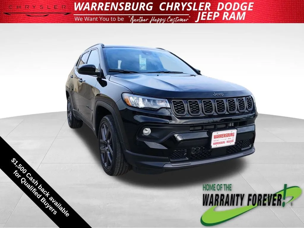 Black 2026 Jeep Compass Latitude for sale in Warrensburg, MO