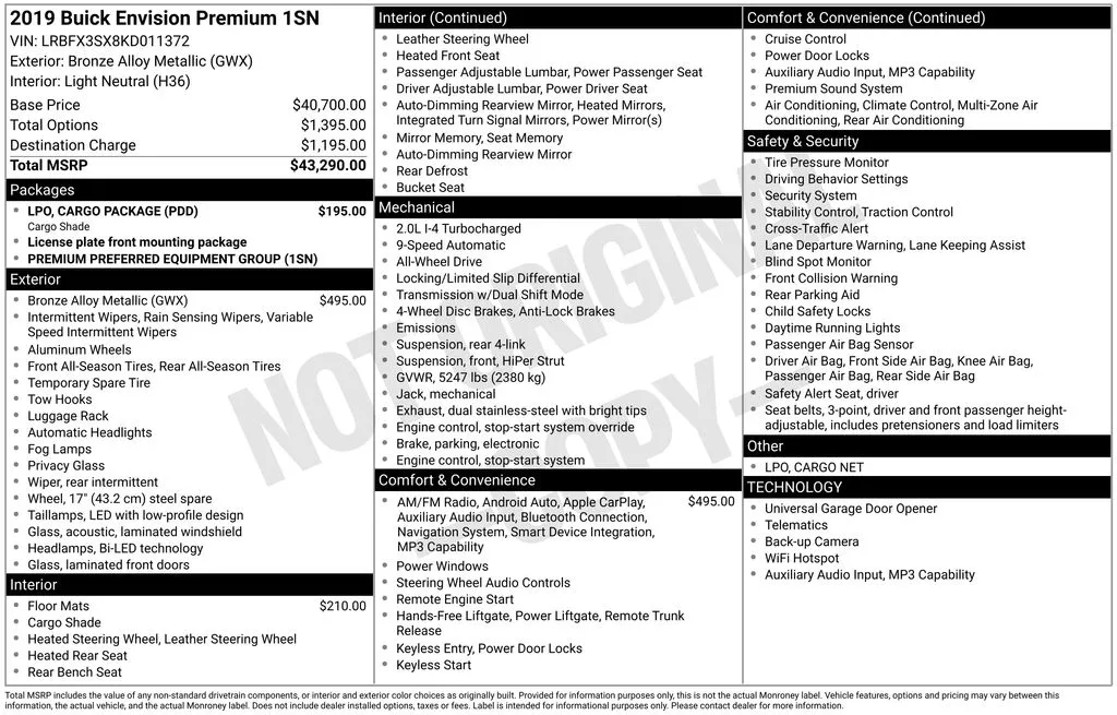 2019 Buick Envision Premium I for sale in Warrensburg, MO