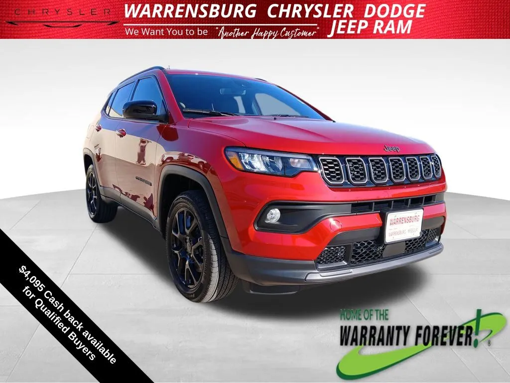 Red 2026 Jeep Compass Latitude for sale in Warrensburg, MO