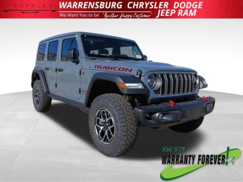Gray 2026 Jeep Wrangler Rubicon for sale in Warrensburg, MO
