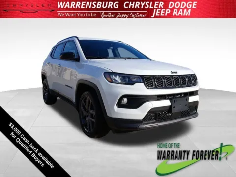 White 2026 Jeep Compass Latitude for sale in Warrensburg, MO