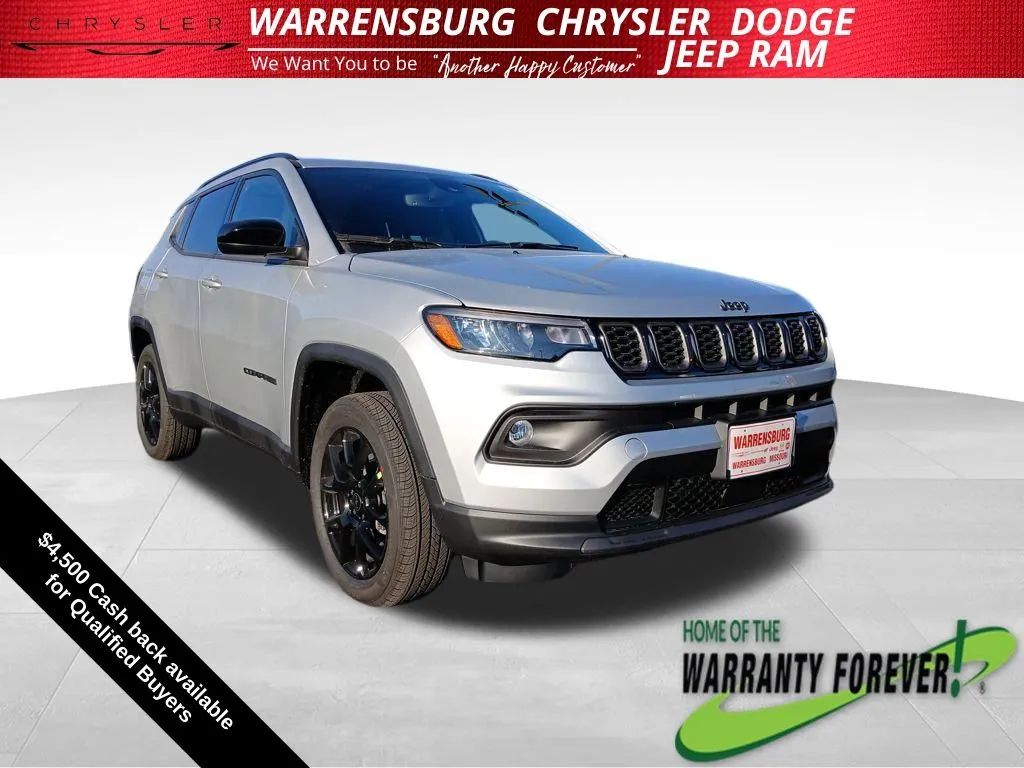 Silver 2026 Jeep Compass Latitude for sale in Warrensburg, MO